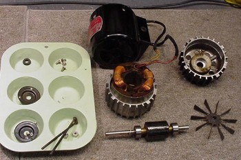 Disassembled Motor