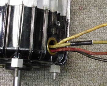 Repaired motor wire