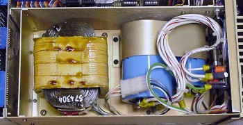 Closeup of power supply