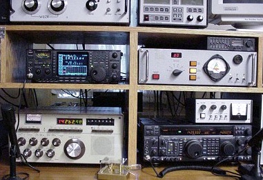 Yaesu Mark V, Icom 756-Pro, and Signal/One Milspec 1030