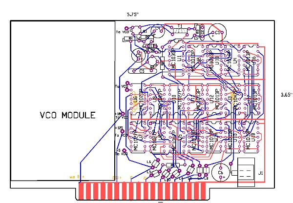 Circad Drawing of Synthesizer 